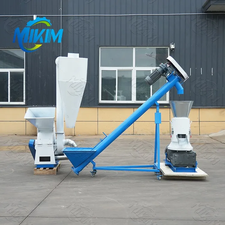 Small Biomass Fuel Pellet Making Line