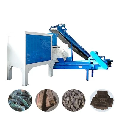 Biostoffbriquette -Maschinenformung